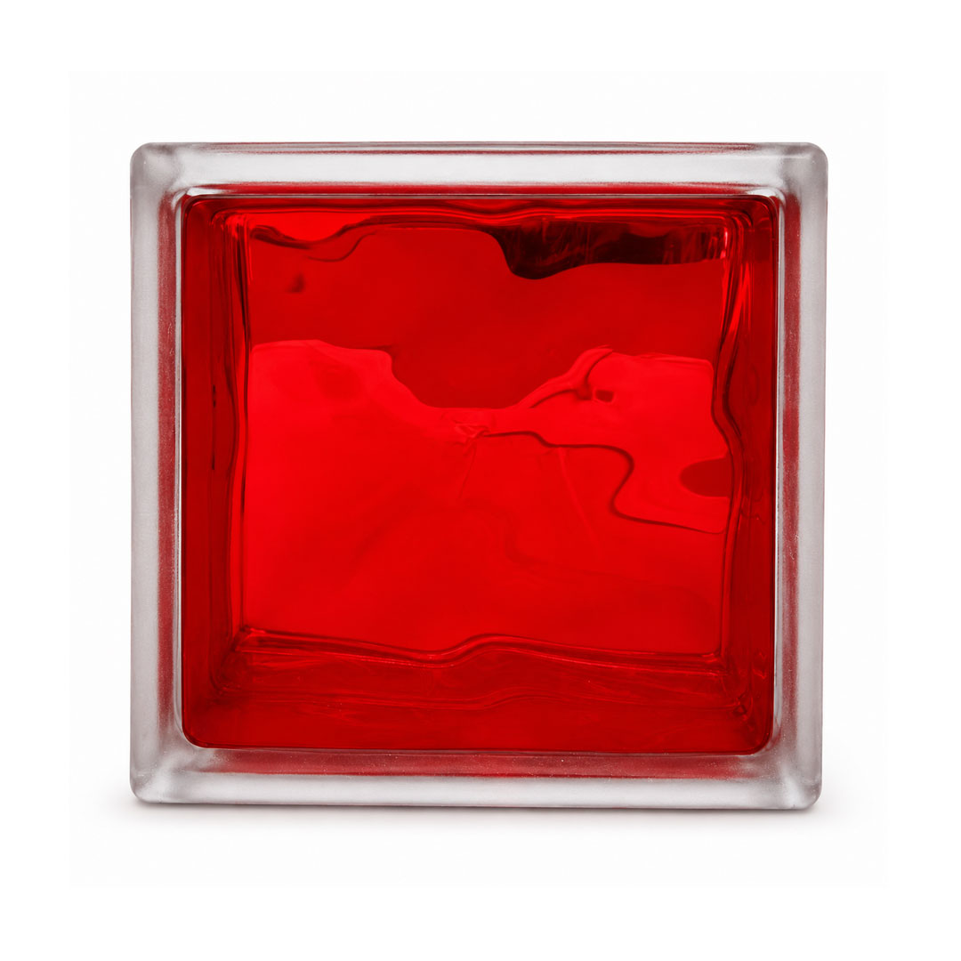 red-cloudy-glass-block